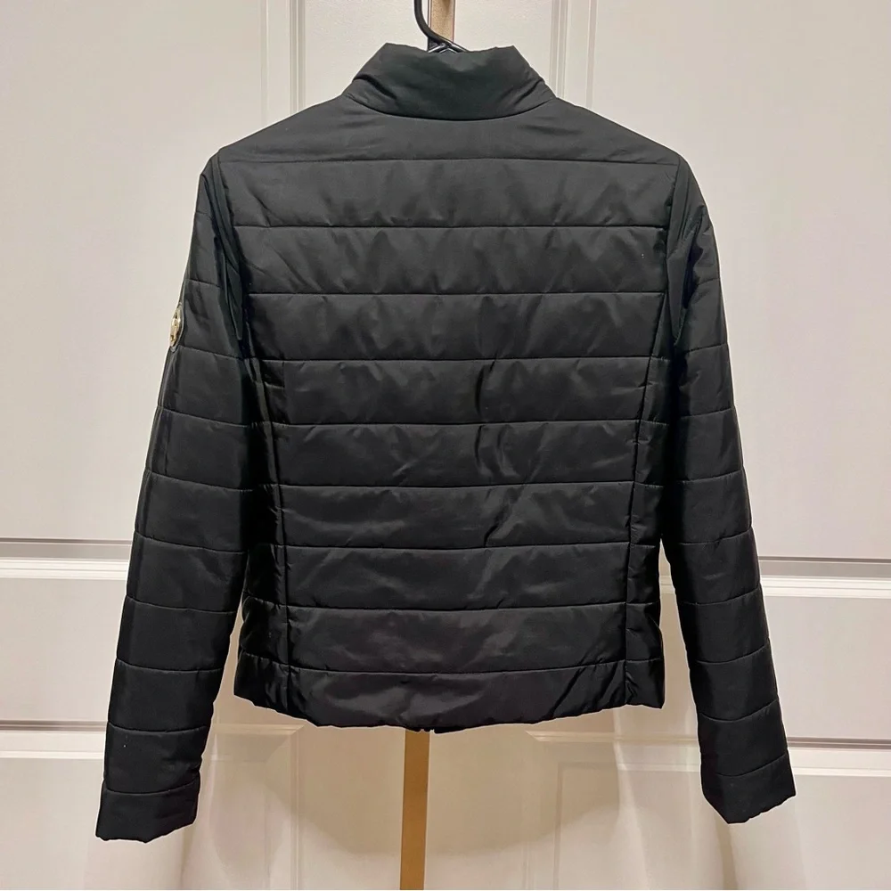 Michael Kors Women’s Black Cropped Puffer Jacket Size Medium